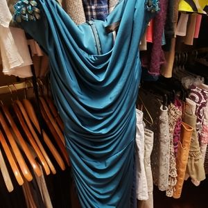 Gorgeous sleeveless designer evening dress